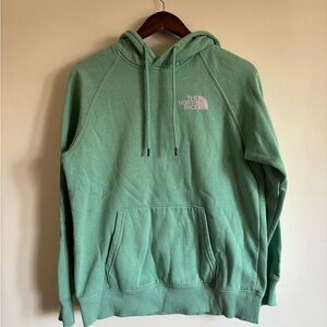 The North Face teal Hoodie Sweater